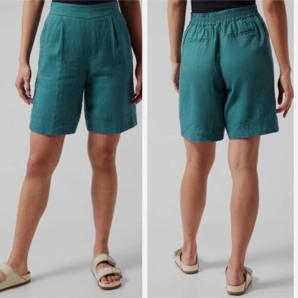 Athleta Playa Linen Bermuda Short - 4 - Picture 1 of 7